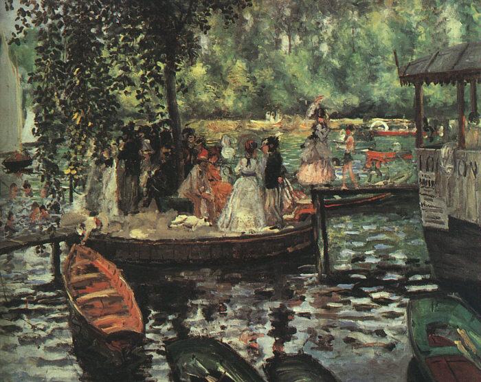 Pierre Renoir La Grenouillere oil painting picture
